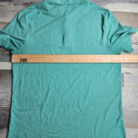 Lululemon Men's Polo Shirt Small Teal color - Picture 6 of 8